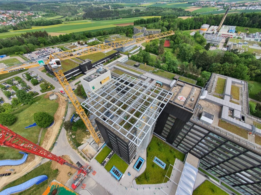 undefined © Rheiner Stahlbau GmbH | Rettungslandeplattform auf 44m Höhe Ulm