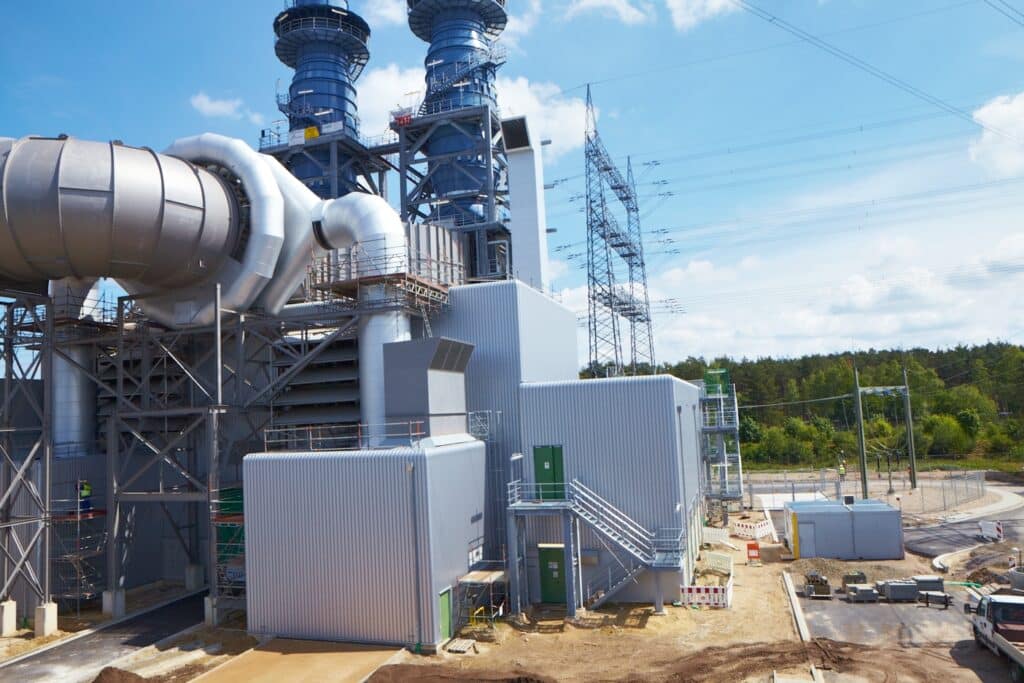 Moderne Gas- und Dampfturbinenanlage