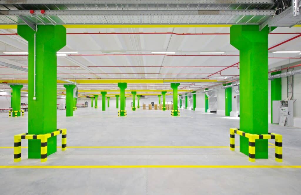 Logistikzentrum Hedemünden Hallenansicht