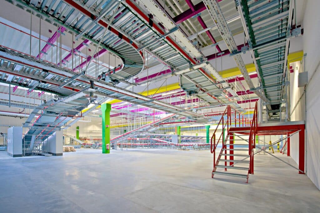 Logistikzentrum Hedemünden Hallenansicht