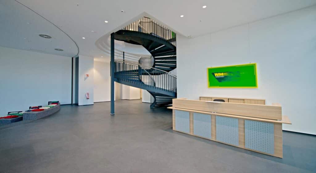 Logistikzentrum Hedemünden Treppenaufgang